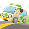 cartoon ambulance slide